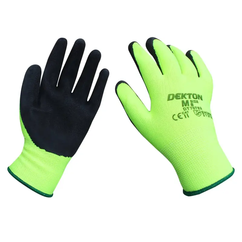 Dekton Size 8/M Premium Ultimate Comfort Latex Foam Working Gloves 1