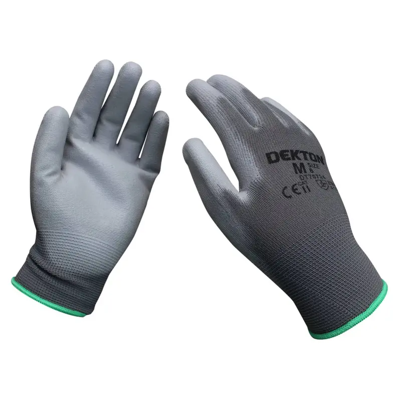 Dekton Size 8/M Snug Fit Pu Coated Working Gloves 1