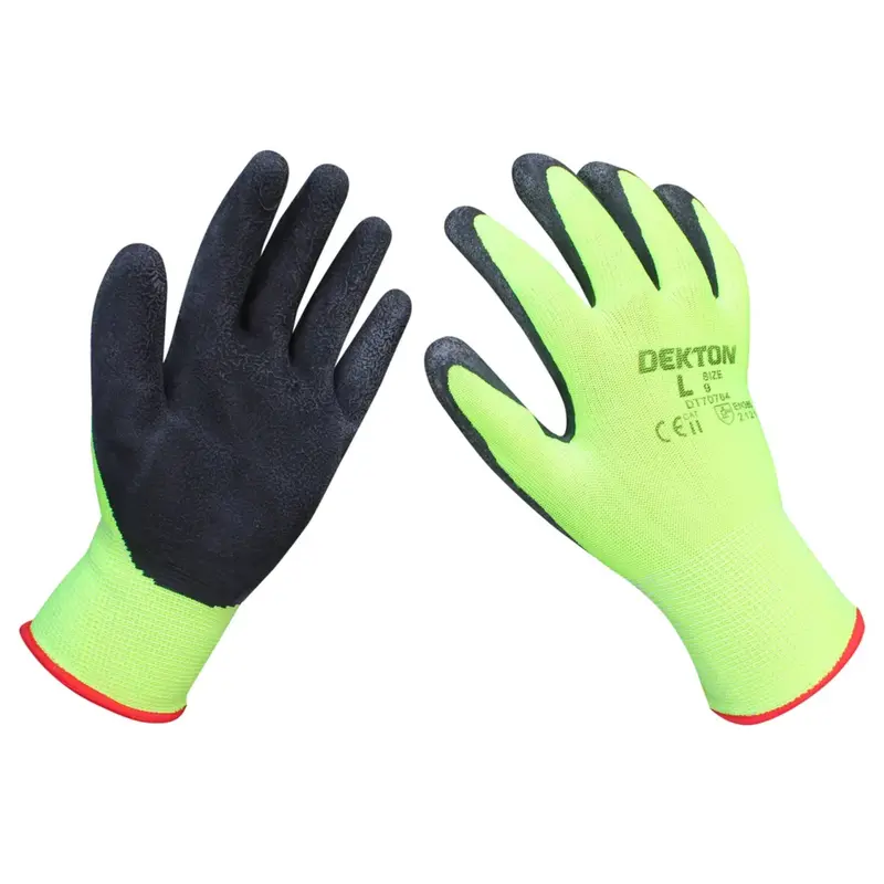 Dekton Size 9/L Premium Ultimate Comfort Latex Foam Working Gloves 1