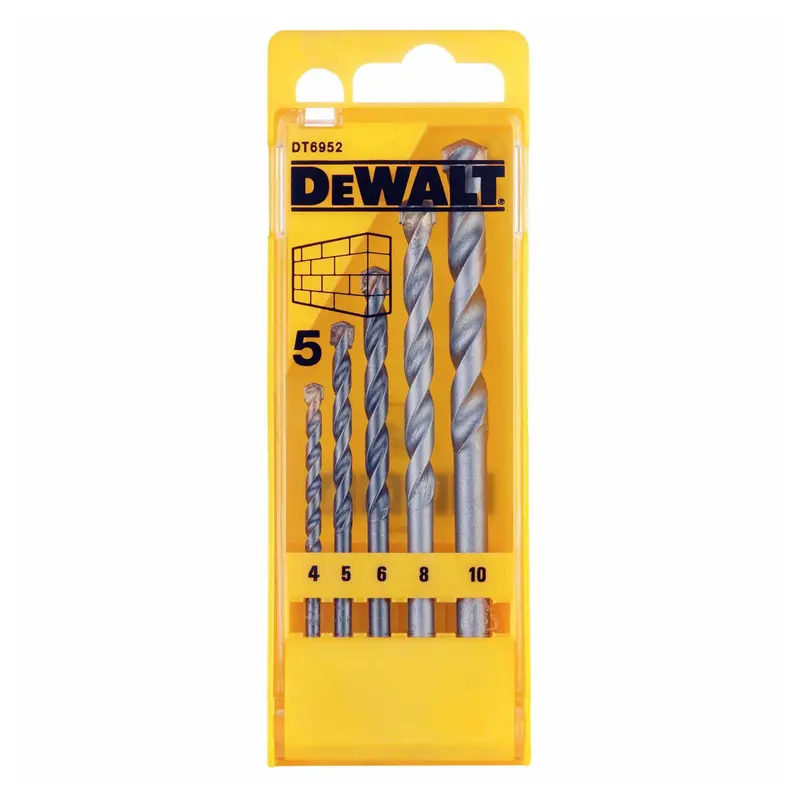 Dewalt 5Pc Masonry Drill Bit Set 1
