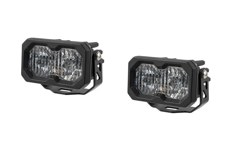 Diode Dynamics C2 2.0 Sae/Dot White Pro Led Pod (Pair) 1