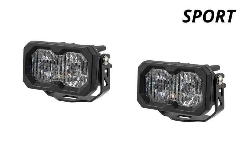 Diode Dynamics C2 2.0 Sae/Dot White Sport Led Pod (Pair) 1