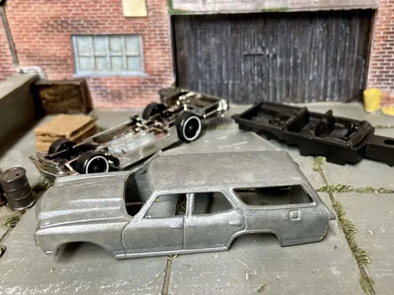 Diy Custom Hot Wheels Car Kit - 1970 Chevy Chevelle Wagon - Build Your Own Custom Hot Wheels 1