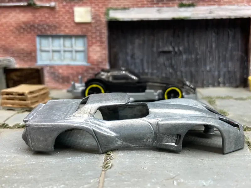Diy Custom Hot Wheels Car Kit - 1976 Chevy Corvette Greenwood - Build Your Own Custom Hot Wheels! 1