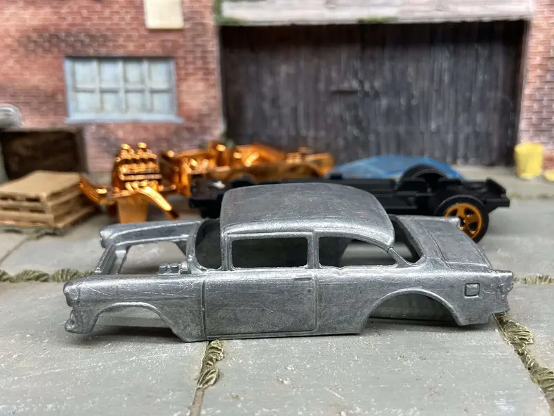 Diy Custom Hot Wheels Kit 1955 Chevy Gasser Copper Edition Custom Bare Metal Hot Wheels Build Your Own Custom Hot Wheels! 1