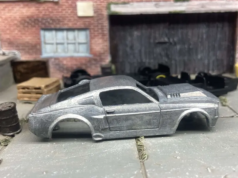 Diy Hot Wheels Car Kit - 1967 Ford Mustang Shelby Gt500 - Build Your Own Custom Hot Wheels! 1