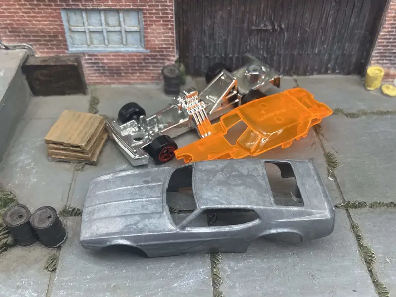 Diy Hot Wheels Car Kit - 1971 Ford Mustang Funny Car - Build Your Own Custom Hot Wheels! 2