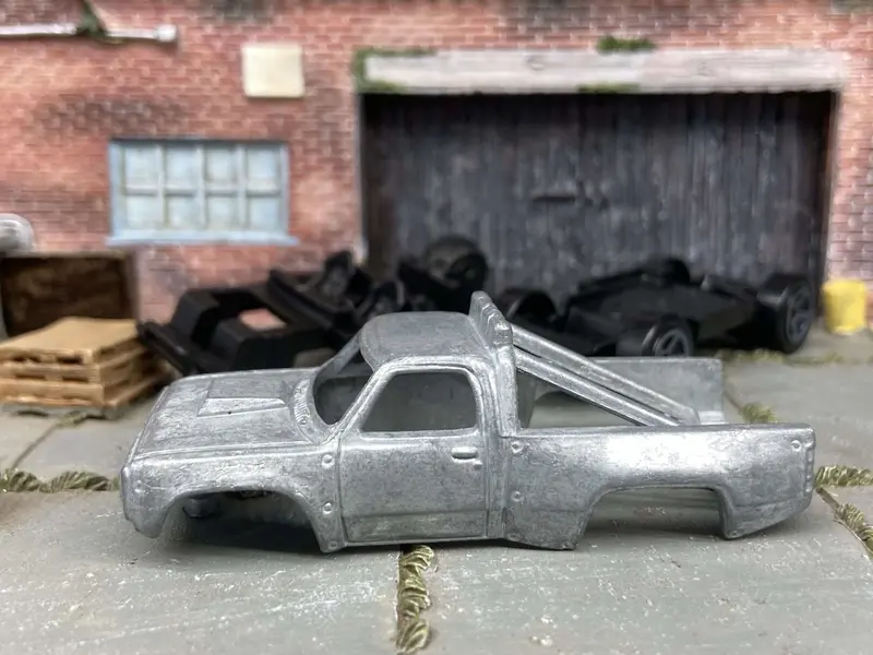 Diy Hot Wheels Car Kit - 1987 Dodge D100 Baja Pick Up Truck - Build Your Own Custom Hot Wheels! 1