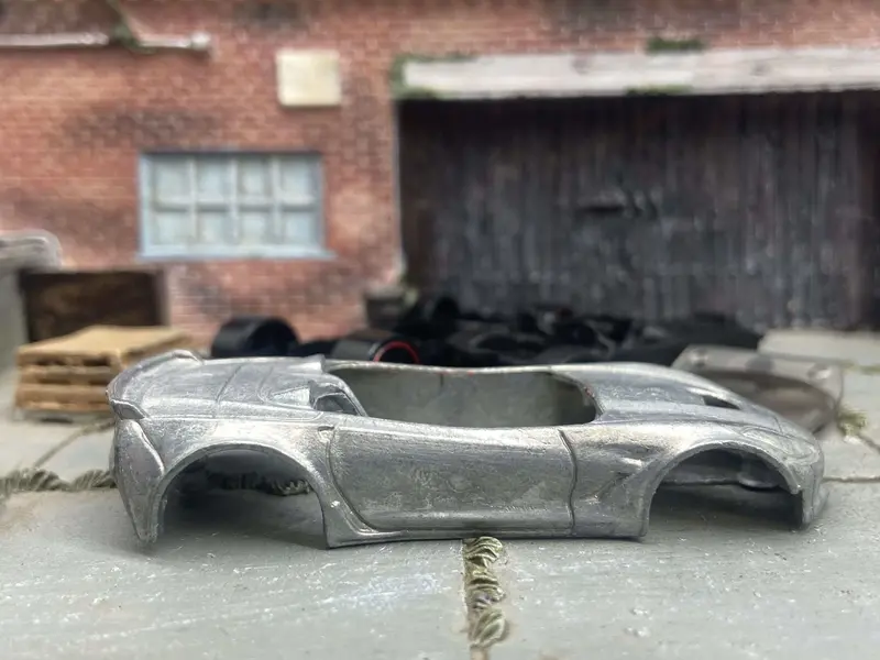 Diy Hot Wheels Car Kit - Chevy Corvette C7 Z06 Convertible - Build Your Own Custom Hot Wheels! 1