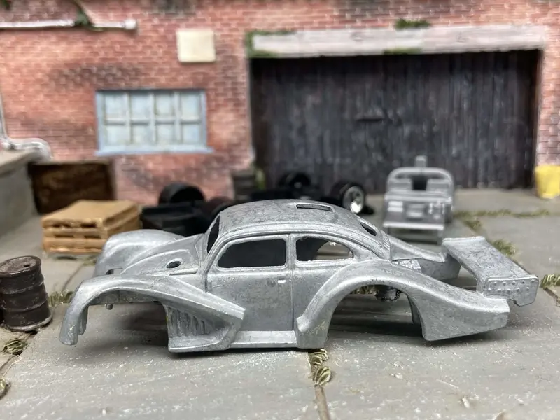 Diy Hot Wheels Car Kit - Volkswagen Vw Beetle Kafer Racer - Build Your Own Custom Hot Wheels! 1