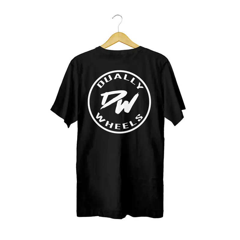 Duallywheels.Com Black Classic Logo T-Shirt (Xs) 1