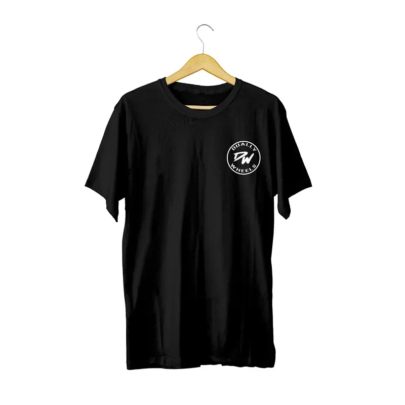 Duallywheels.Com Black Classic Logo T-Shirt (Xxl) 2