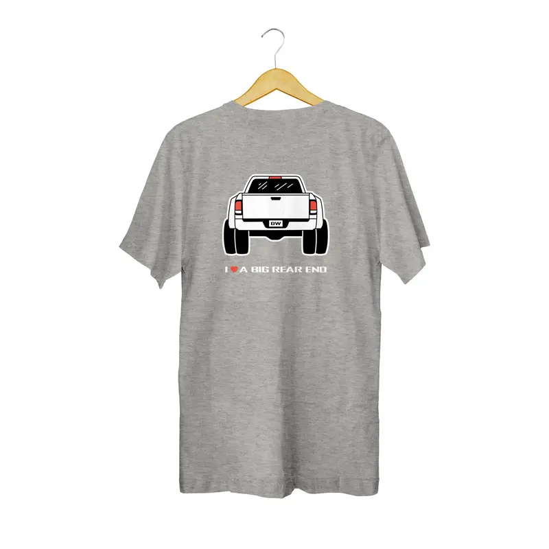 Duallywheels.Com Grey I Love A Big Rear End T-Shirt (S) 1