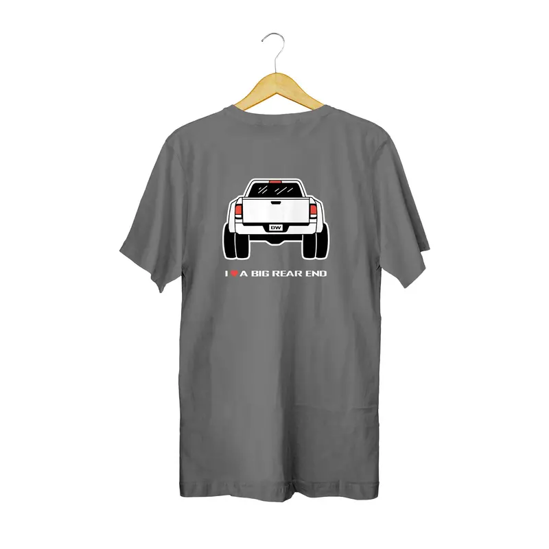Duallywheels.Com Grey I Love A Big Rear End T-Shirt (Xs) 1