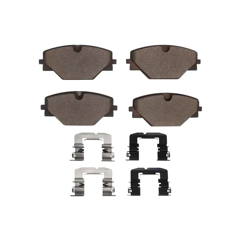 Dynamic Friction 2022-2025 Land Rover Range Rover Sport Rear Euro 5000 Ceramic Brake Pads And Hardware Kit 1