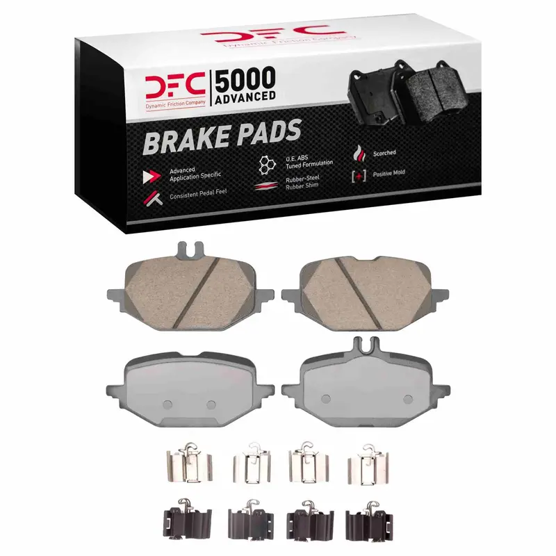 Dynamic Friction 2022-2025 Mercedes-Benz Cle300 Rear 5000 Advanced Ceramic Brake Pads And Hardware Kit 1