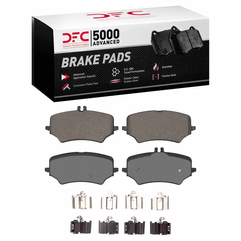 Dynamic Friction 2022-2025 Mercedes-Benz Eqe 350 Rear 5000 Advanced Ceramic Brake Pads And Hardware Kit 1
