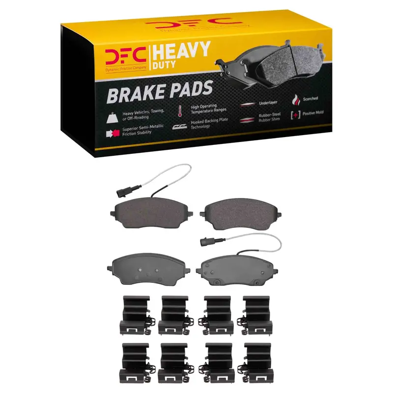 Dynamic Friction 2022-2025 Ram Promaster 3500 Rear Heavy Duty Pads And Hardware Kit 1