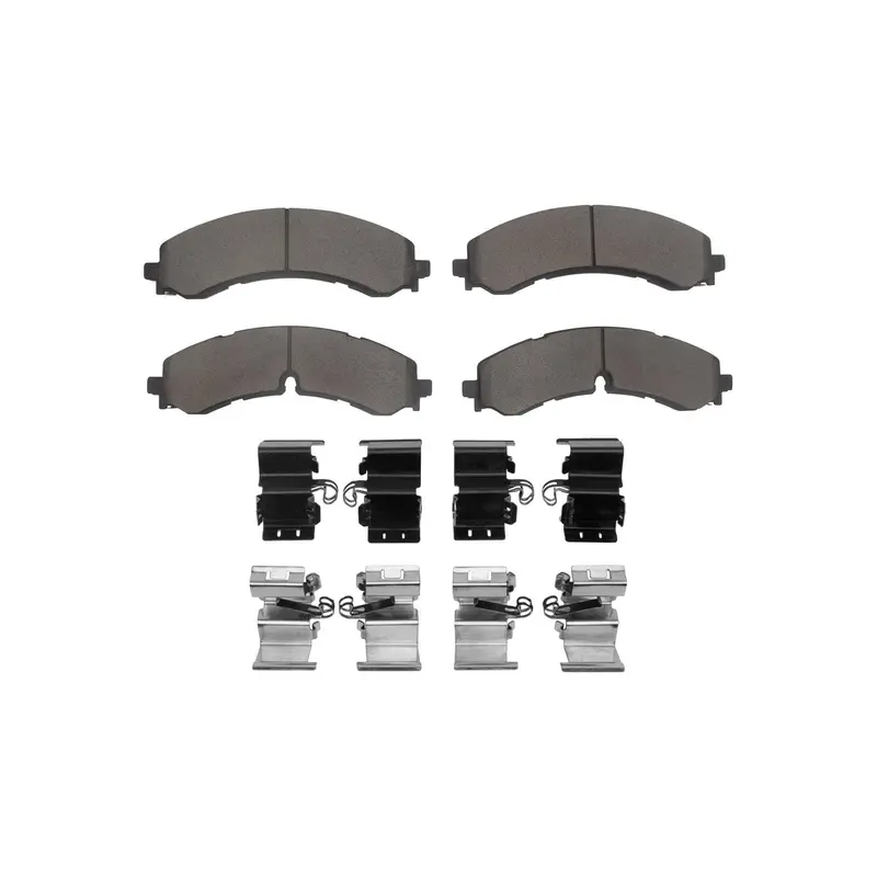 Dynamic Friction 2022-2026 Chevrolet Silverado Ev Front 5000 Advanced Ceramic Brake Pads And Hardware Kit 1