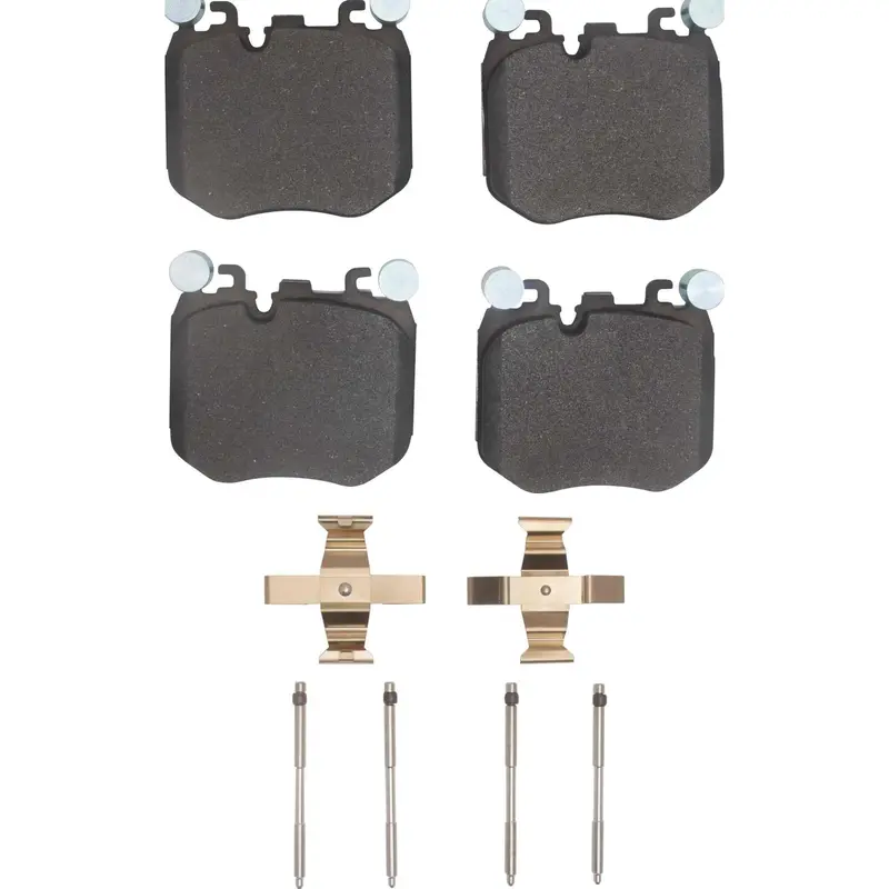 Dynamic Friction 2023-2025 Bmw 740I Front 5000 Advanced Low Metallic Brake Pads And Hardware Kit 1