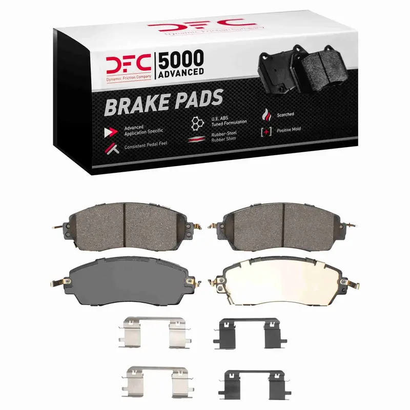 Dynamic Friction 2023-2025 Honda Cr-V Front 5000 Advanced Ceramic Brake Pads And Hardware Kit 1