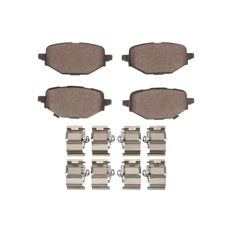 Dynamic Friction 2023-2025 Mazda Cx-1950 Rear 4000 Hybridynamic Brake Pads And Hardware Kit 1