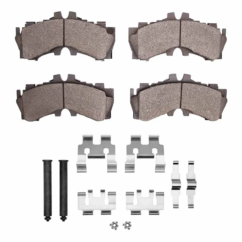Dynamic Friction 2024-2024 Lexus Lc500h Front 5000 Advanced Low Metallic Brake Pads And Hardware Kit 1