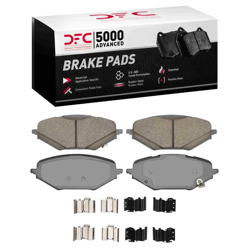Dynamic Friction 2024-2025 Mazda Cx-1970 Rear 5000 Advanced Ceramic Brake Pads And Hardware Kit 1