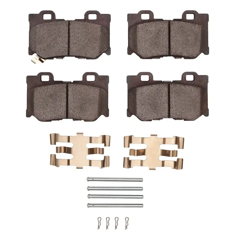 Dynamic Friction 2024-2025 Nissan Z Rear 5000 Advanced Low Metallic Brake Pads And Hardware Kit 1