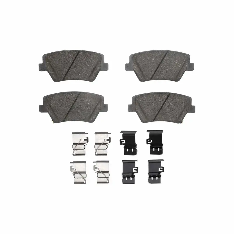 Dynamic Friction 2025-2025 Hyundai Ioniq 5 N Rear 5000 Advanced Low Metallic Brake Pads And Hardware Kit 1