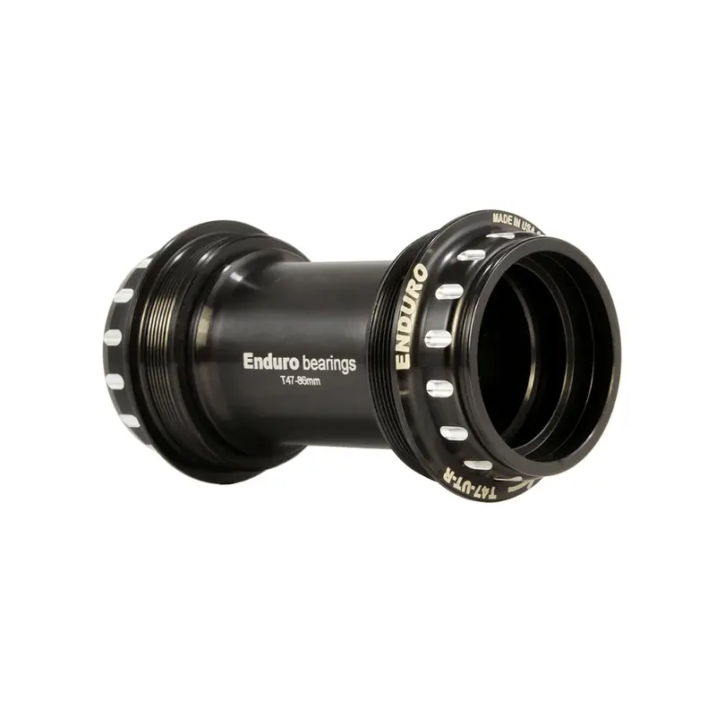 Enduro T47 Threaded Bottom Bracket, Stainless Steel, Campy Ultratorque, Black (Adapts Campagnolo Crank To T47 Shell) 1