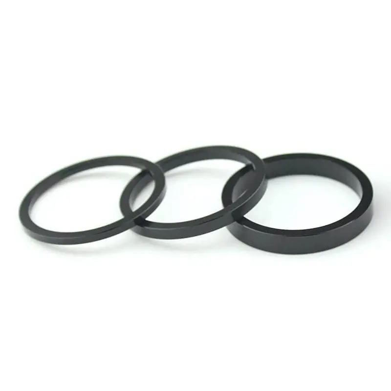 Evo Alloy Headset Spacers, 28.6Mm, Black 1