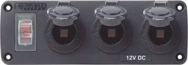 Genesis Offroad Three Socket Accessory Panel 1