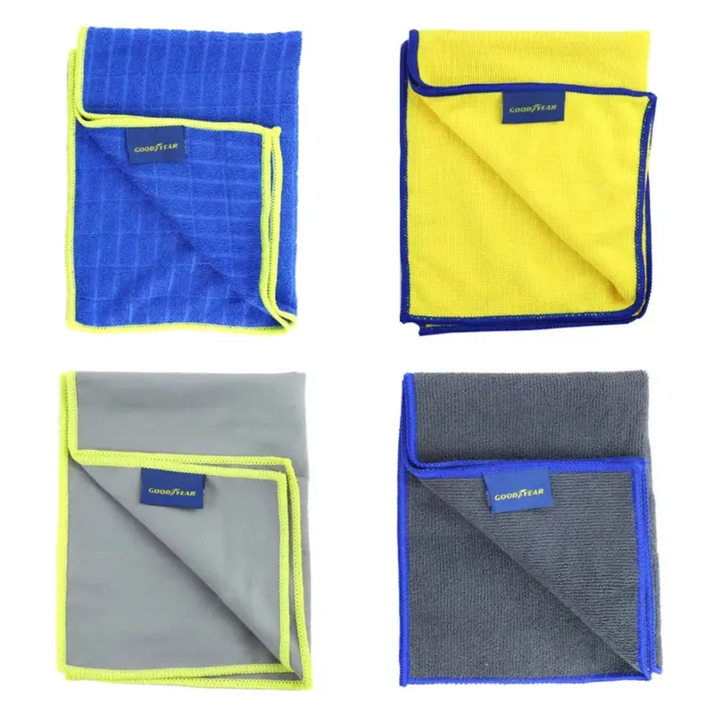Goodyear 4Pc Microfibre Cloth Set 1