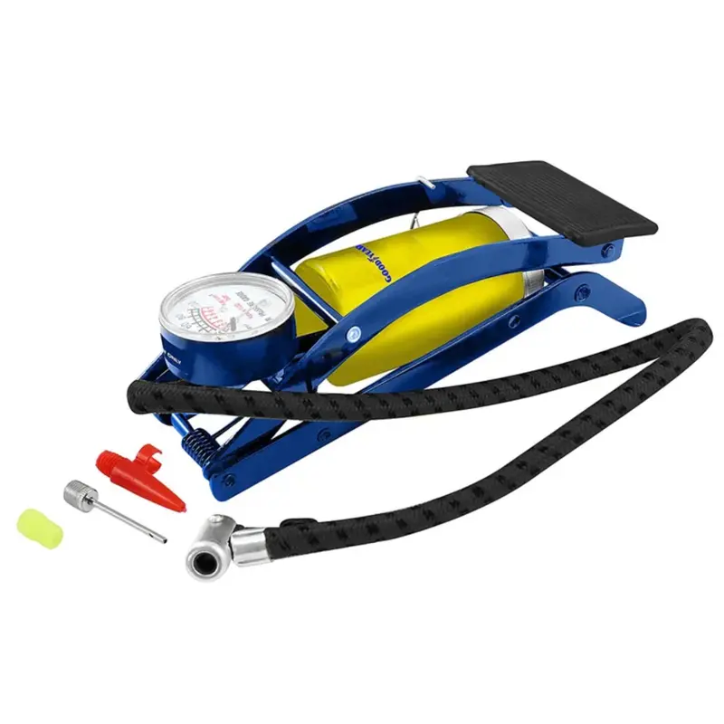 Goodyear Heavy Duty Single Barrel Foot Pump 1