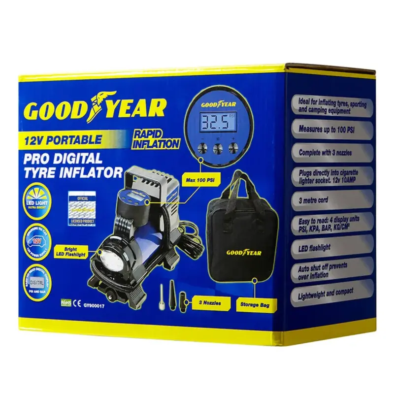 Goodyear Pro Digital Tyre Inflator 2