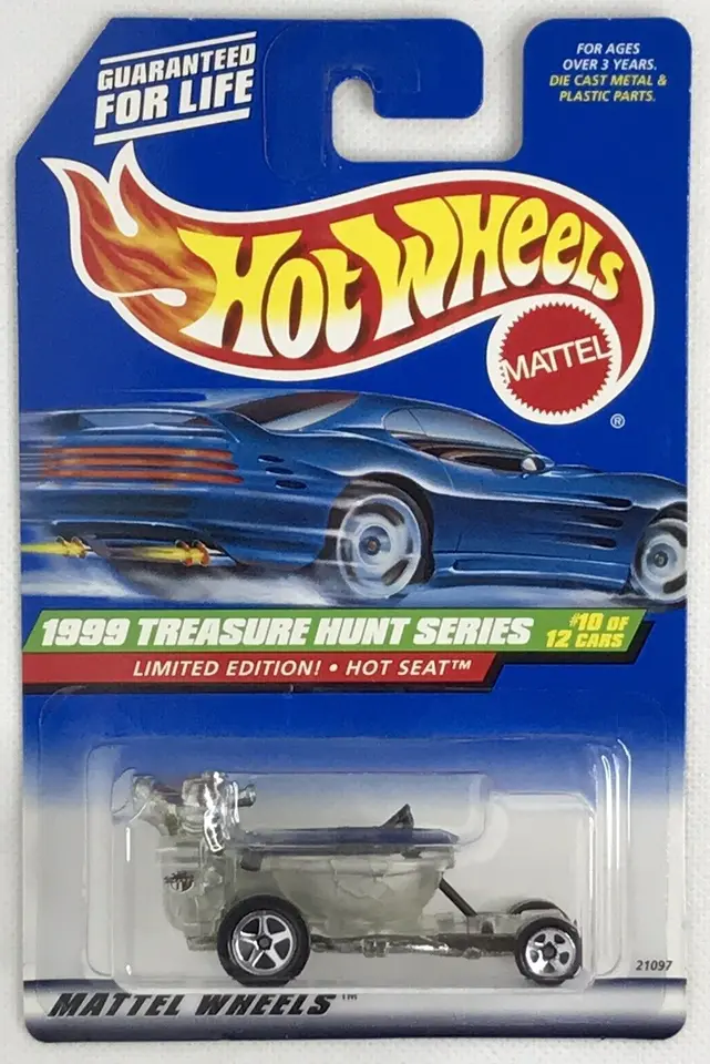 Hot Wheels Treasure Hunt 1999 - Hot Seat - Black And Clear 1