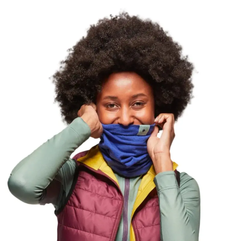 Iris Merino Neck Warmer Kobalt 1