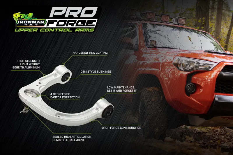 Ironman 4X4 Proforge Upper Control Arms For 4Runner (2003-2024) 1
