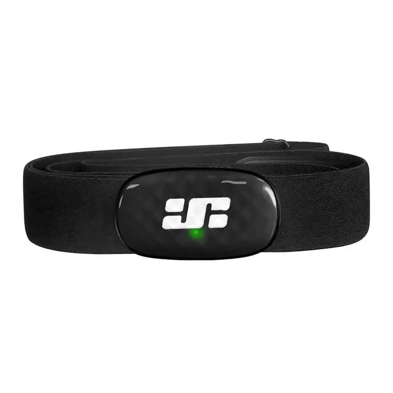 Jetblack Heart Rate Monitor With Led 1