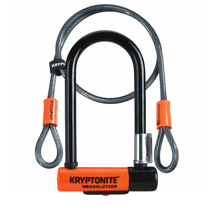Kryptonite Evolution Mini-7 U-Lock With 4' Flex Cable 1