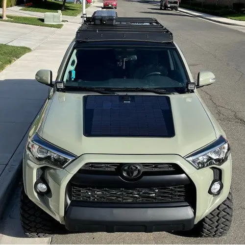 Lensun Solar 100W 12V Car Hood Solar Panel For 4Runner (2003-2024) 1