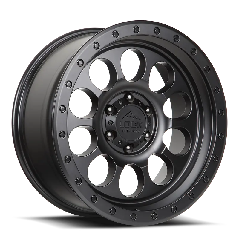 Lock Off-Road Wheels 50Cal Matte Black 1