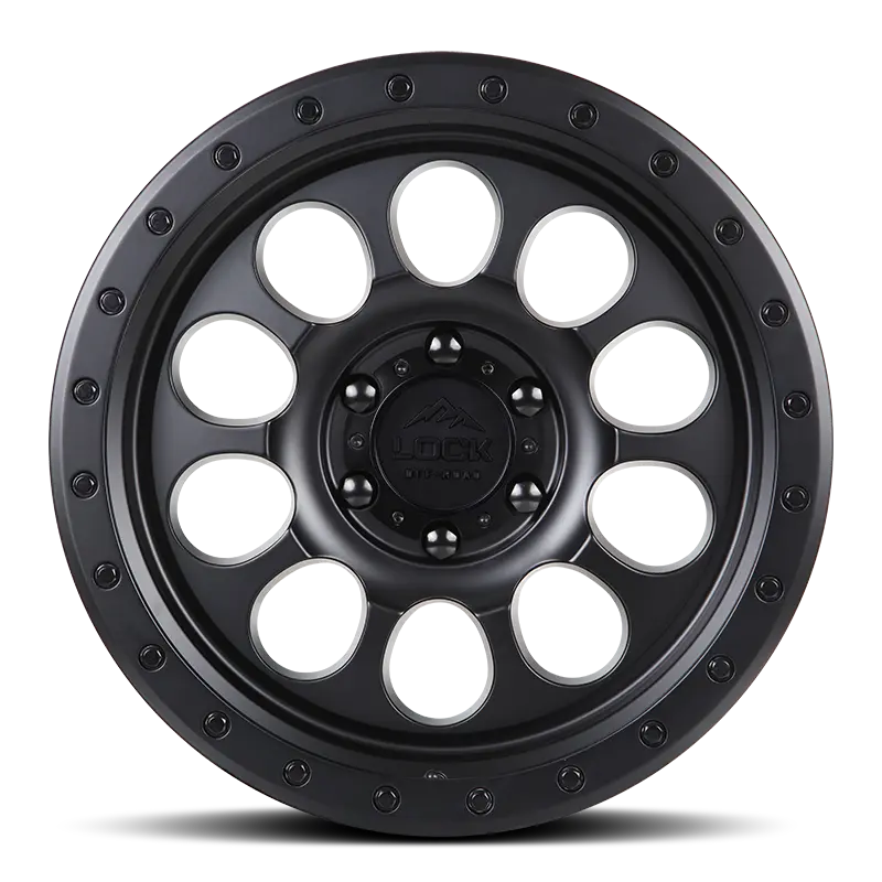Lock Off-Road Wheels 50Cal Matte Black 2