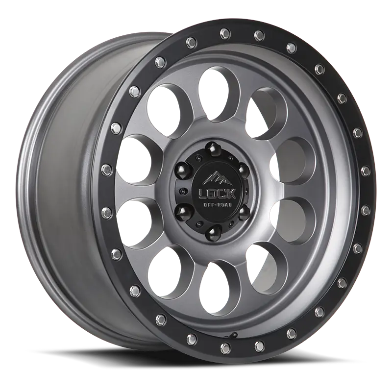 Lock Off-Road Wheels 50Cal Matte Grey 1