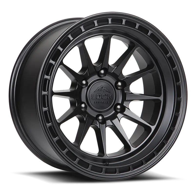 Lock Off-Road Wheels Baja Matte Black 1