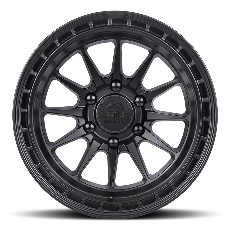 Lock Off-Road Wheels Baja Matte Black 2