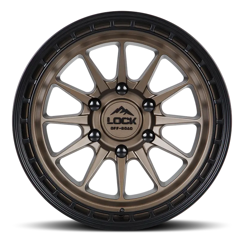 Lock Off-Road Wheels Baja Matte Desert Bronze 2