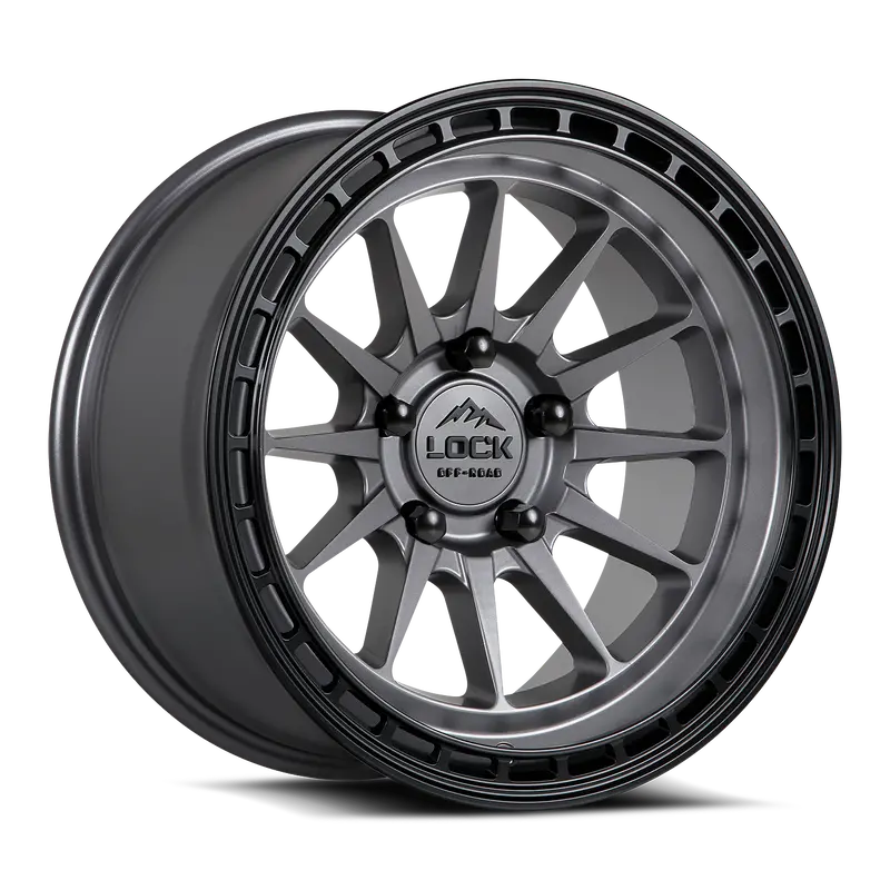 Lock Off-Road Wheels Baja Matte Grey 1