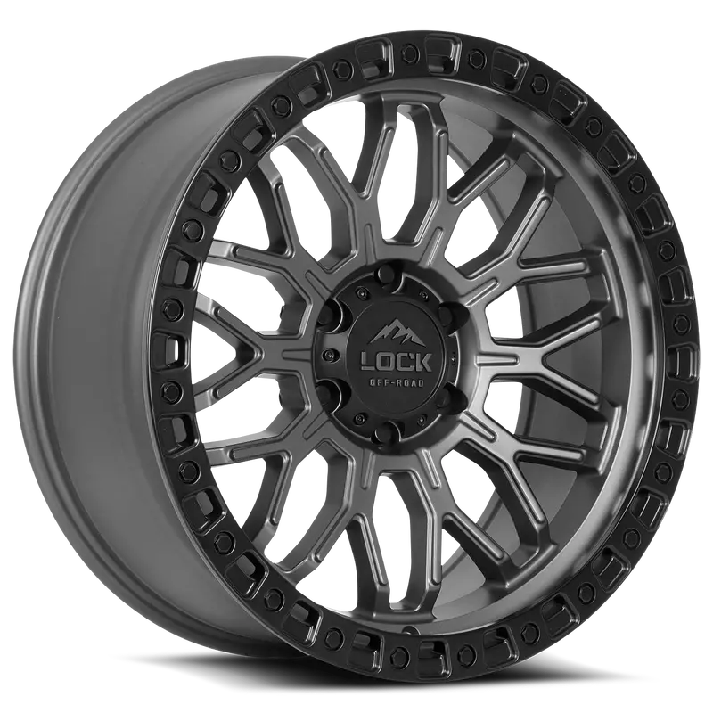 Lock Off-Road Wheels Combat Matte Grey 1
